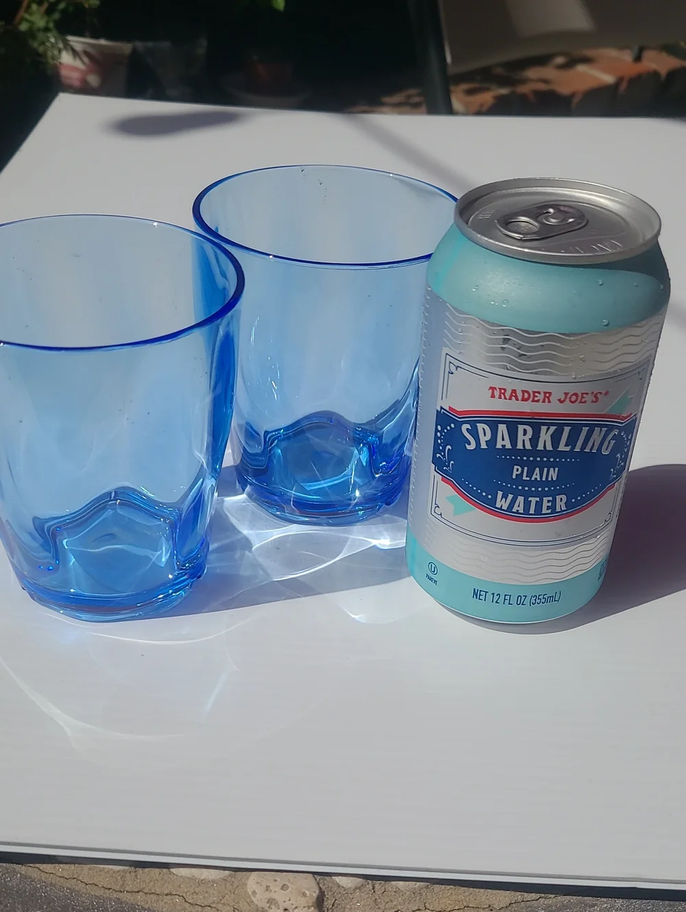 Blue Acrylic Party Tumblers - Set of 8